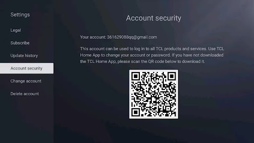 Screenshot of User Center