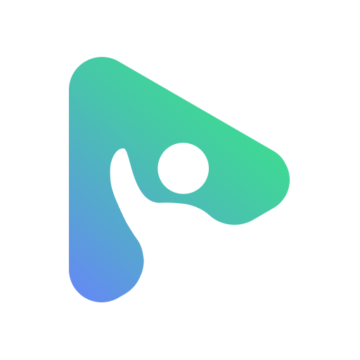Pozi App Business - videós áll logo