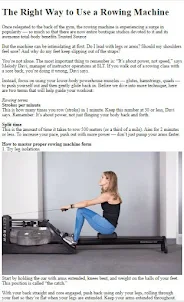 How to Do Rowing Exercises