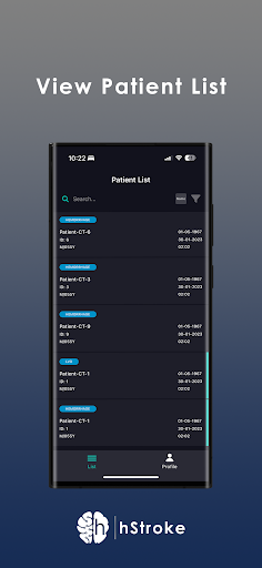 Android application hStroke screenshort