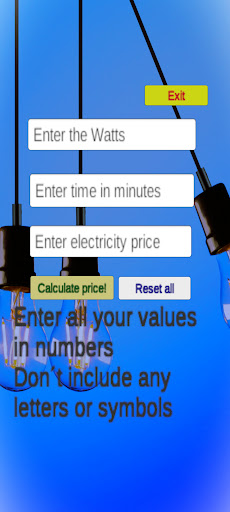 Electricity Price Calculator Screen 3
