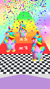Trò chơi Á hậu 3D Unicorn Run