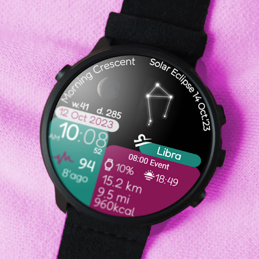 Cosmic Watch Face crc032 Screen 3