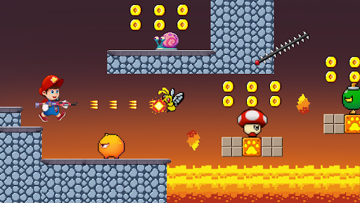 Android application Super Mano : Adventure Jump screenshort