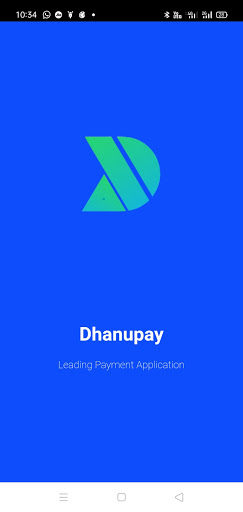 Android application Dhanupay screenshort