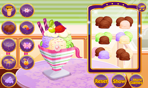 Ice cream on sale making games