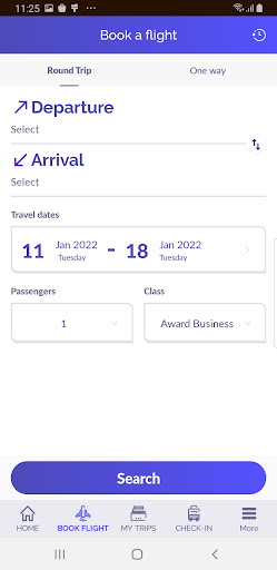 T1 Airlines Screen 2