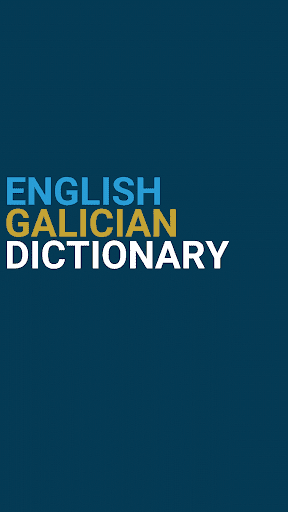 Android application English : Galician Dictionary screenshort