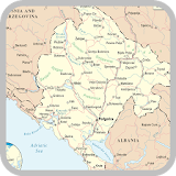 Montenegro Map icon