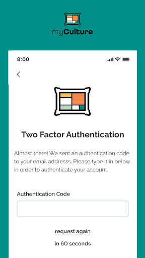 myCulture - Ticket Scanner Screen 3