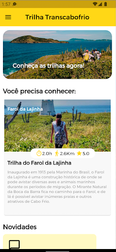 Trilha TransCaboFrio Screen 2