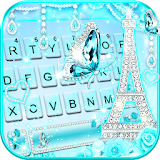 Diamond Paris Butterfly Keyboard Theme icon