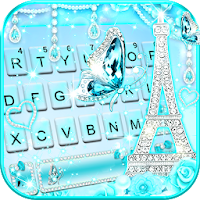 Тема для клавиатуры Diamond Paris Butterfly