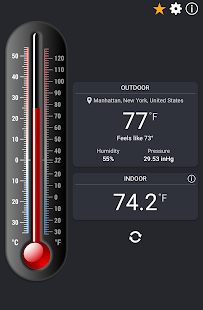 Thermometer++ Room Temperature Screenshot