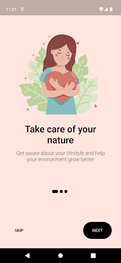Android application DeCarbonUs screenshort