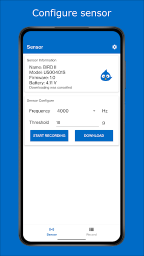 Android application Blue Bird screenshort