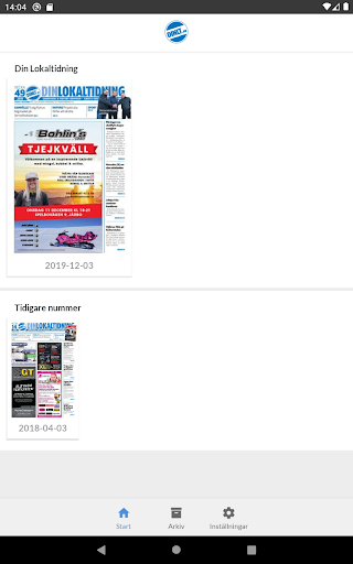 Din Lokaltidning Screen 3