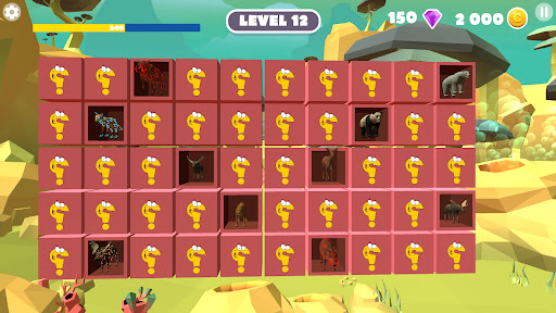 Android application Animal Flip Card : Memory Game screenshort