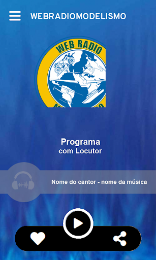 WebRadioModelismo Screen 2