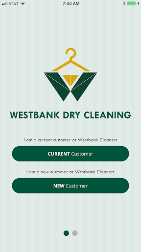 Android application Westbank Dry Cleaning screenshort