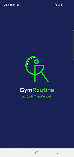 Android application GymRoutine screenshort