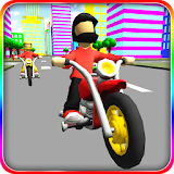 Super Cartoon Bike Racing 3D icon