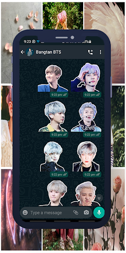 Android application Chanyeol EXO WASticker screenshort