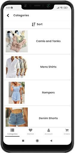 Dixeez Shopping Screen 2