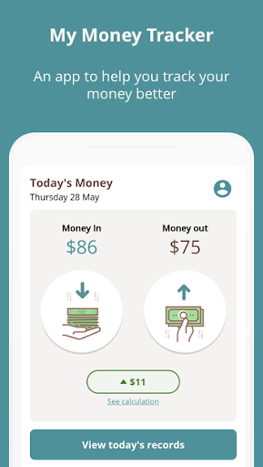 Android application My Money Tracker screenshort