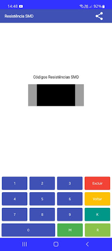 Android application SMD Calc screenshort