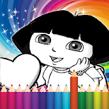 Coloring Game For Dora - Draw icon