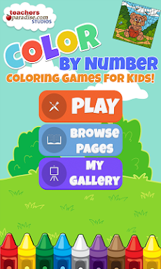 Color By Numbers Game for Kidsのおすすめ画像1