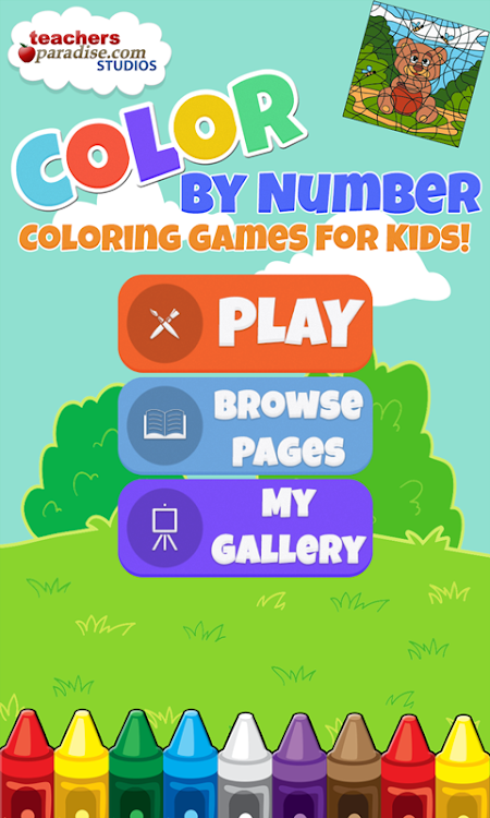 Color By Numbers Game for Kids - 4 - (Android)