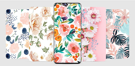 Android application Floral Live Wallpaper Parallax screenshort