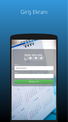 Android application Dene-me screenshort
