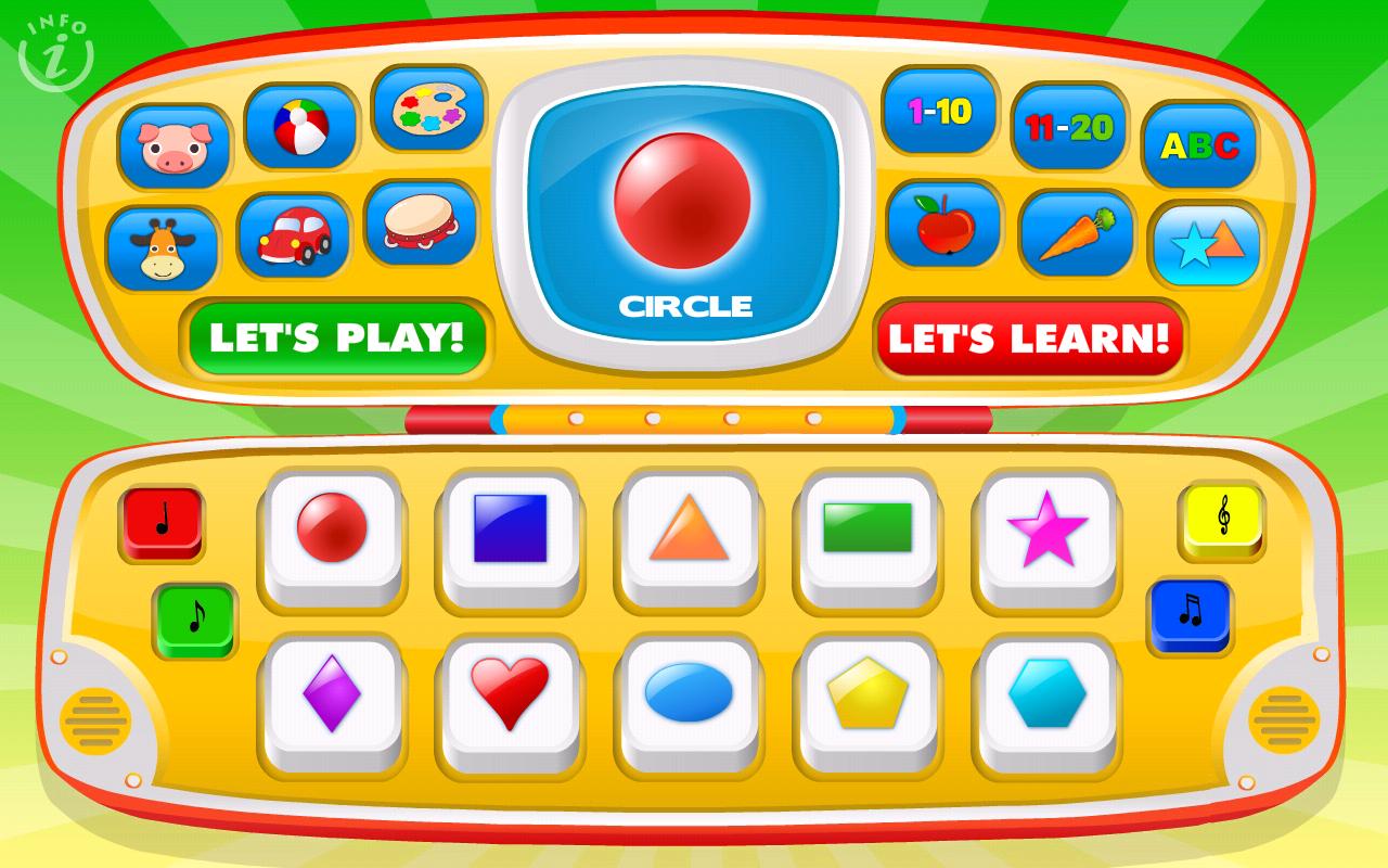 Android application Kids Toy Phone Learning Games - Magic Laptop Baby screenshort