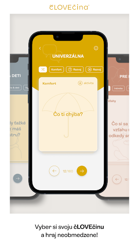 Android application čLOVEčina screenshort