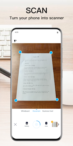 Android application Scanner APP - PDF White Scan screenshort