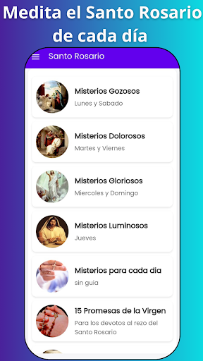 El Santo Rosario Catolico Guia Screenshot 1 - AppWisp.com