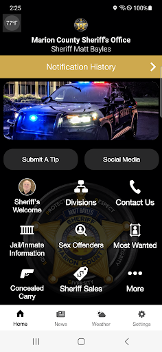 Android application Marion County Sheriff screenshort