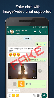 Fake Chat WhatsMock Text Prankのおすすめ画像1