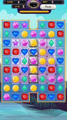Cryztal Crush - Match 3 Puzzle - Screenshot 4