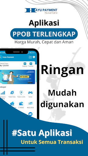 Android application Hayu Payment Agen Pulsa Murah screenshort