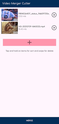 Video Merger Cutter Screen 3