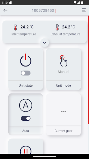 Android application Maxa Connect screenshort