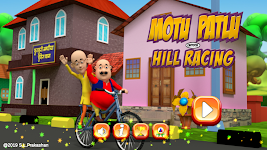 screenshot of Motu Patlu Hills Biking Game