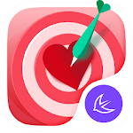 Cover Image of Download Valentine red heart theme  APK