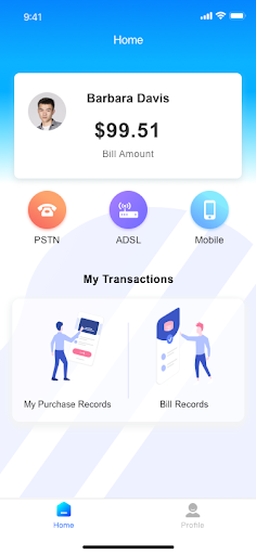 Android application Norfolk Telecom screenshort