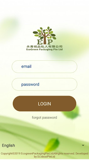 Android application Ecogreen screenshort