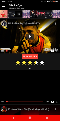 SIDOKA_PLAYLIST Screen 2